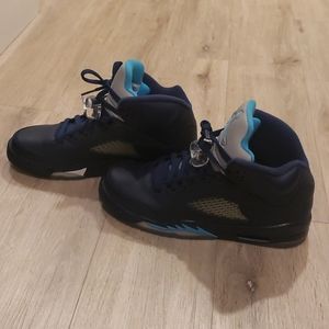 COPY - Air Jordan 5 Retro Midnight Navy/Turquoise